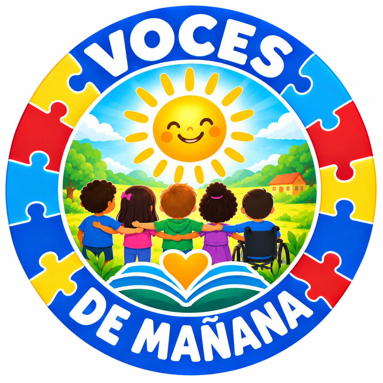Corazones Unidos Spanish logo